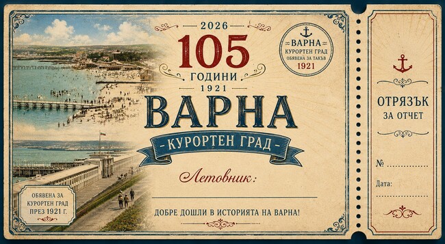 Варна отбелязва 105 години като курортен град с безплатни събития и игра с атрактивни награди