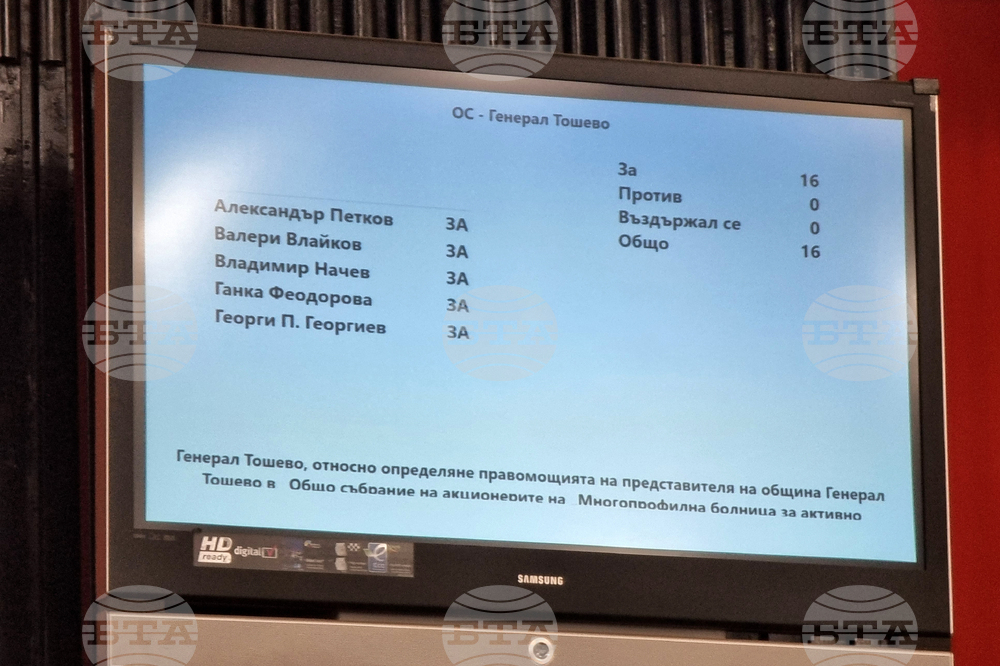 Генерал Тошево - Общински съвет - заседание