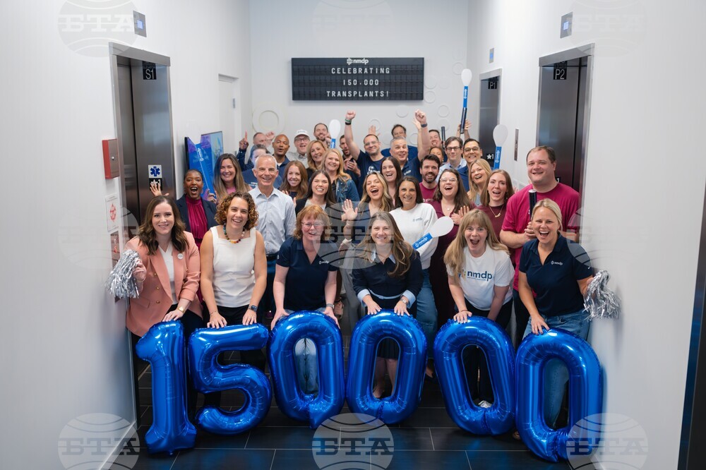 NMDP celebrates milestone 150,000th transplant