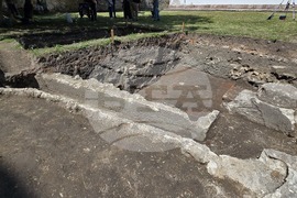 Видин - Кръстата казарма - археологически разкопки