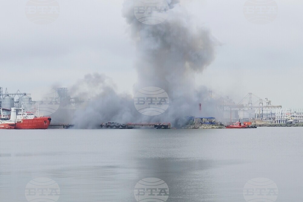 Romania Port Drone Blast