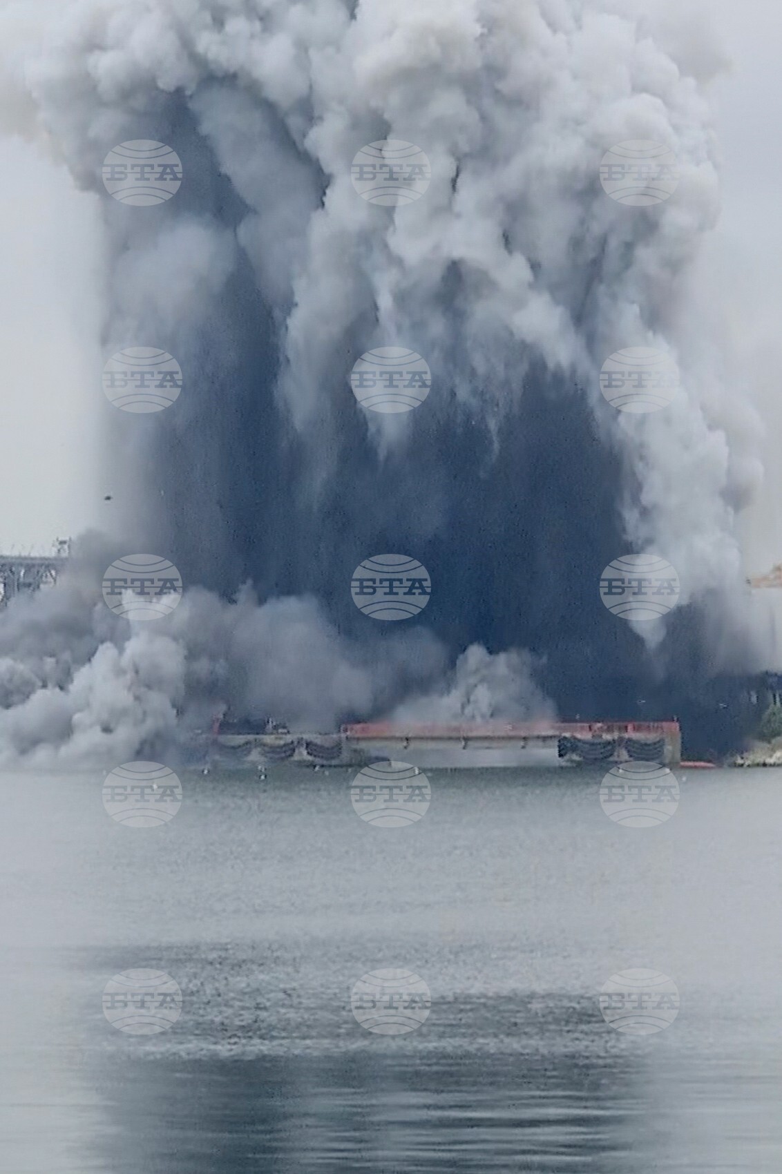 Romania Port Drone Blast