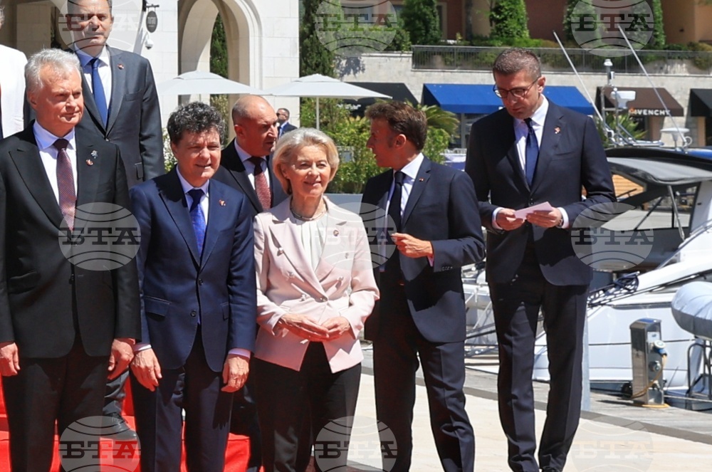 North Macedonia's PM Confers with French President, German Chancellor