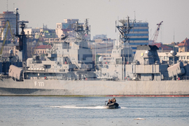 Romania Port Drone Blast