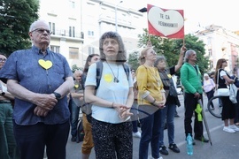 Съдебна палата - събитие в памет на загиналите на Петрохан и Околчица