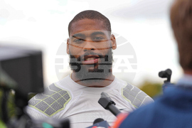Broncos Cooper Arrested Footballl