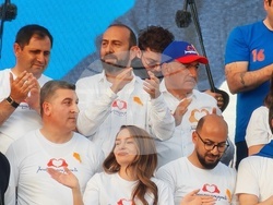 Армения - ПП "Граждански договор" - предизборен митинг