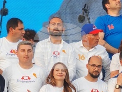 Армения - ПП "Граждански договор" - предизборен митинг