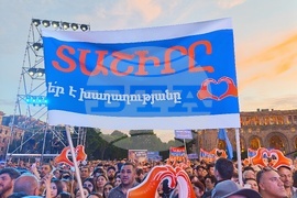 Армения - ПП "Граждански договор" - предизборен митинг