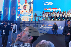 Армения - ПП "Граждански договор" - предизборен митинг