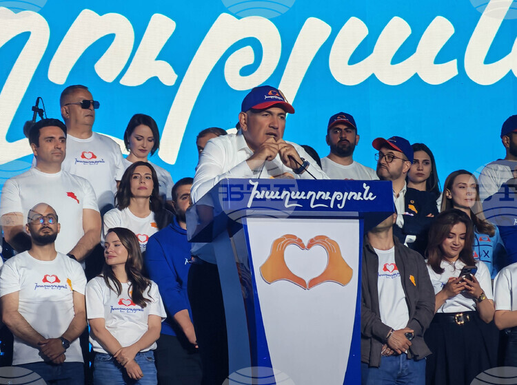 Ruling Party Holds Final Pre-Election Rally in Yerevan Ahead of Armenian Parliamentary Vote