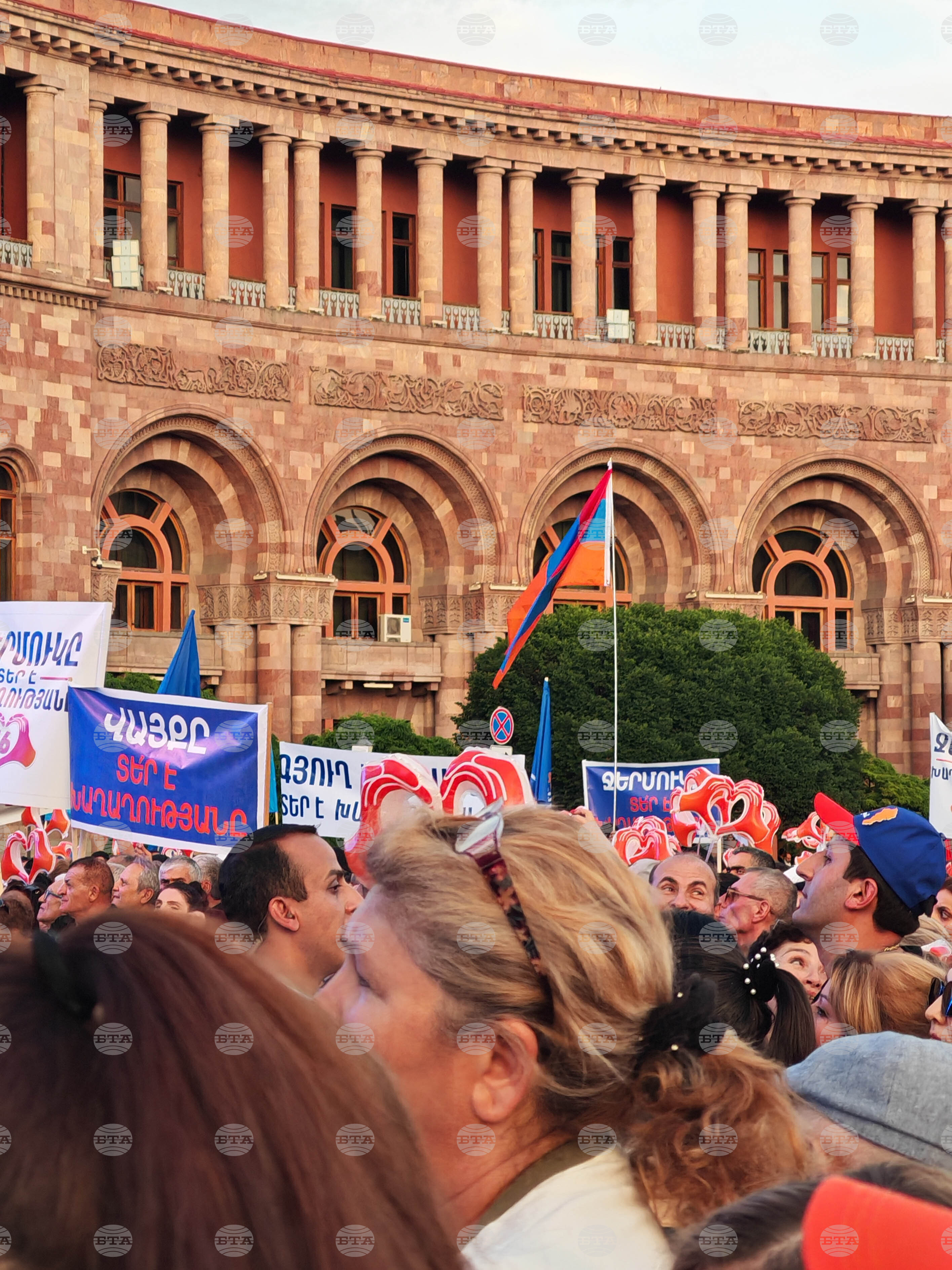 Армения - ПП "Граждански договор" - предизборен митинг