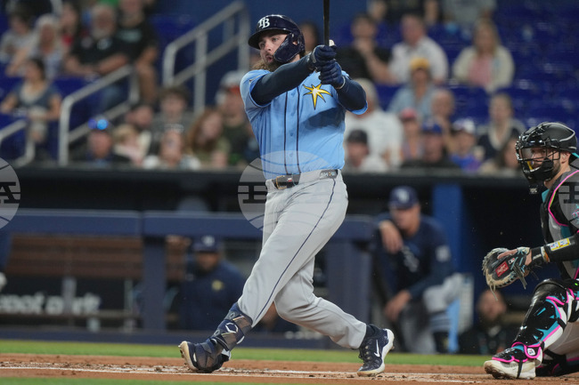 Rays Marlins Baseball