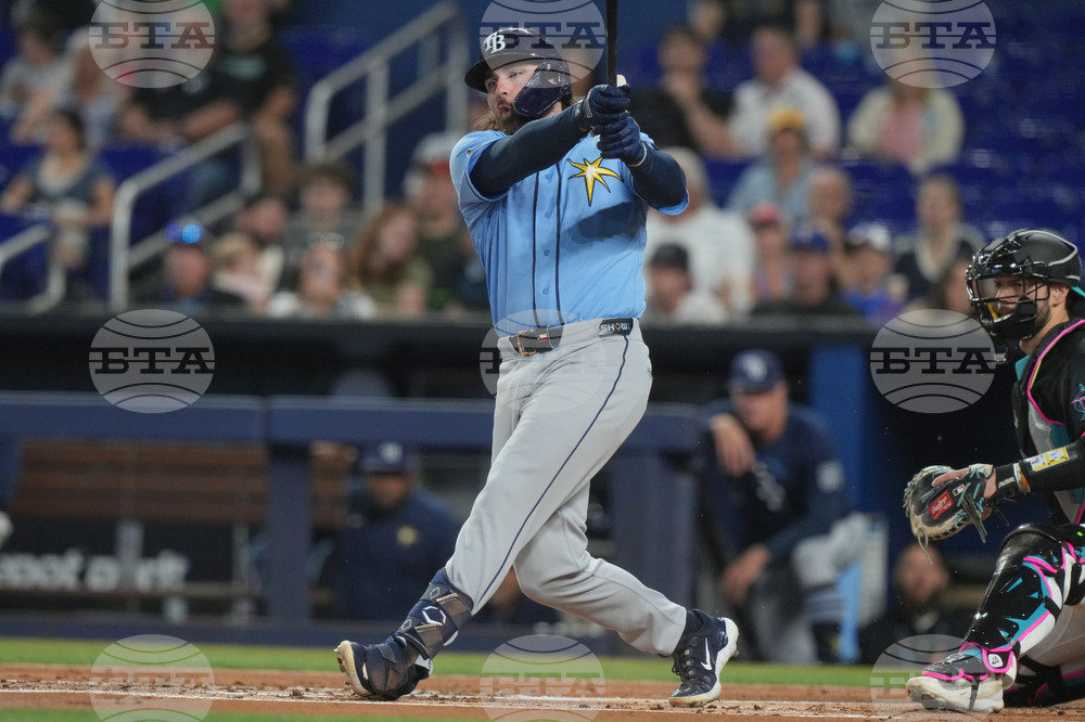 Rays Marlins Baseball