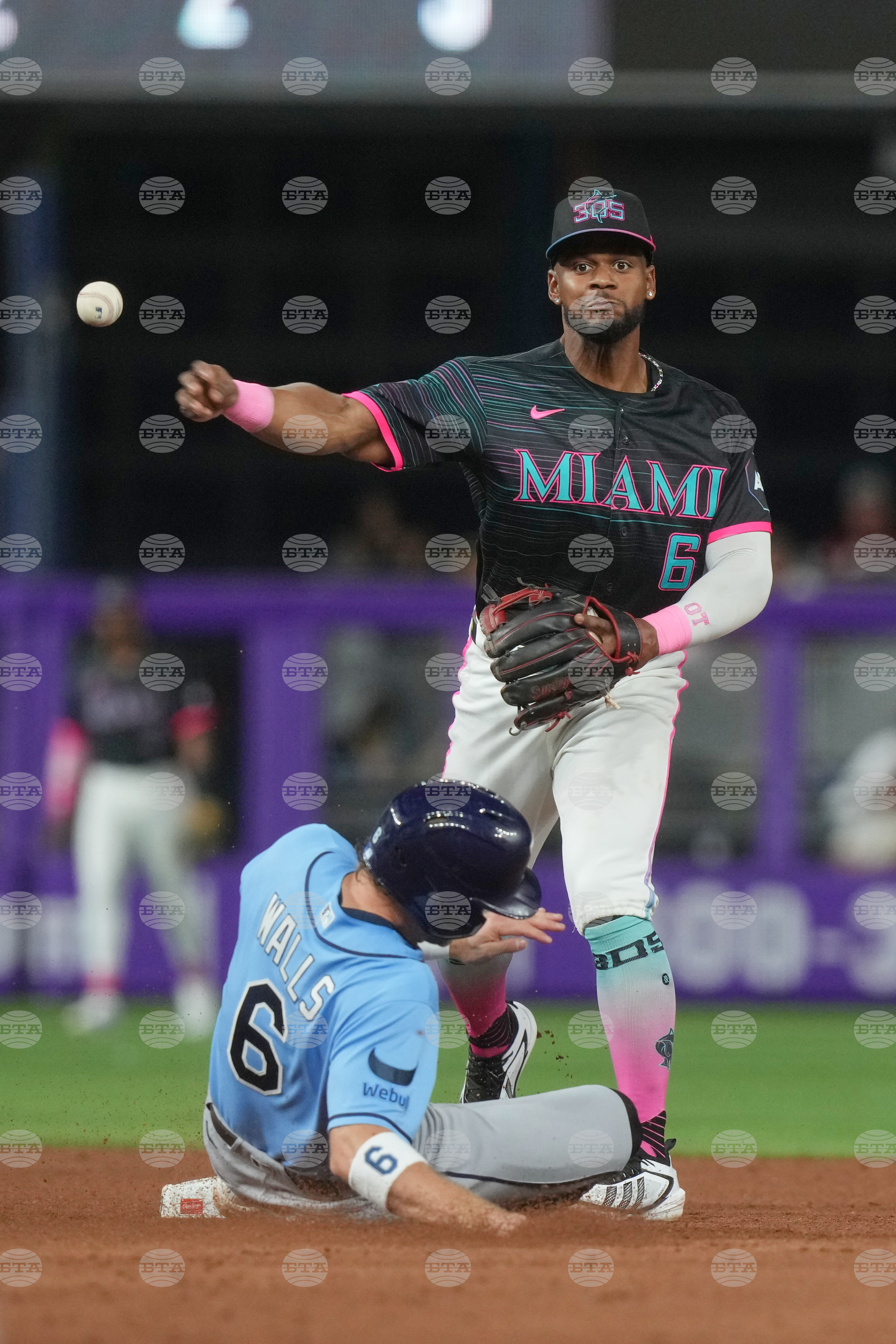 Rays Marlins Baseball