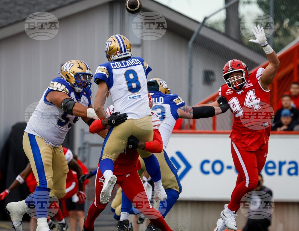 CFL Blue Bombers Stampeders Football