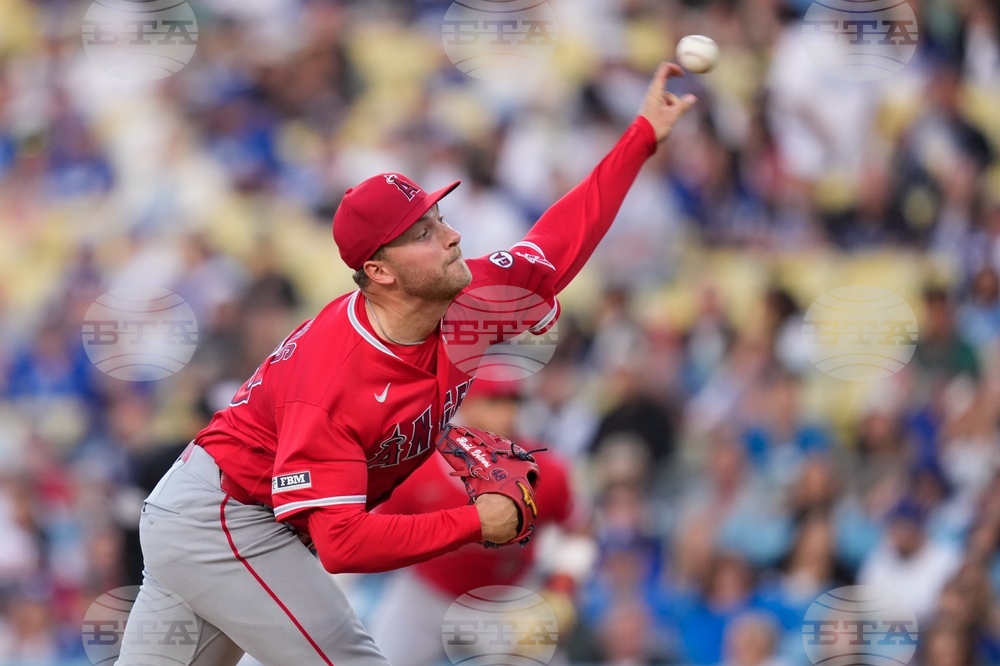 Angels Dodgers Baseball