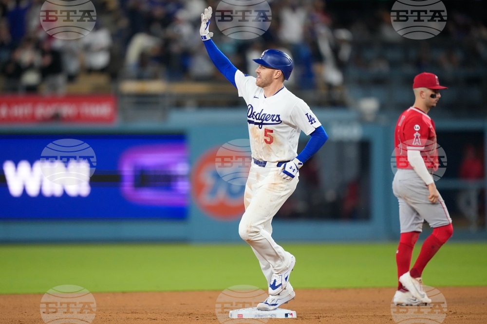 Angels Dodgers Baseball