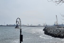 Румъния - Констанца - пристанище и крайбрежна алея