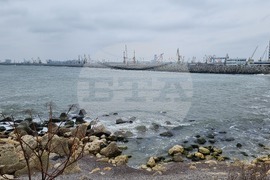 Румъния - Констанца - пристанище и крайбрежна алея