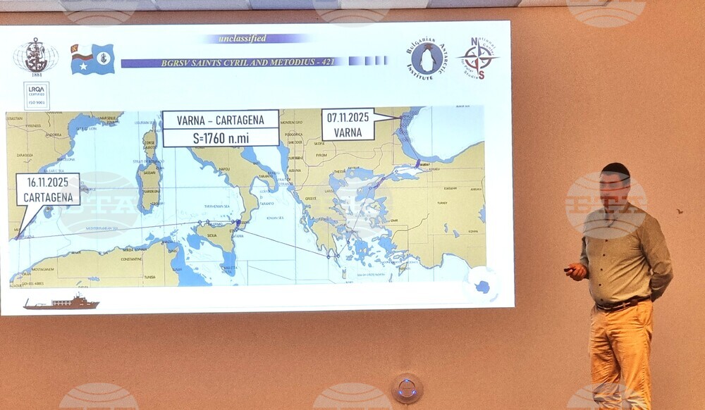 Research Vessel Covered 20,000-Plus Miles on Latest Antarctic Voyage, Commander Radko Muevski Says