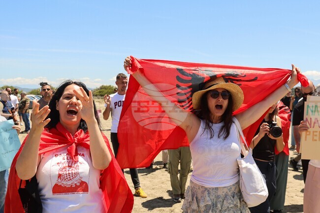 Albania Protest Kushner