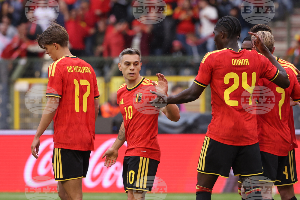 Belgium Tunisia Soccer
