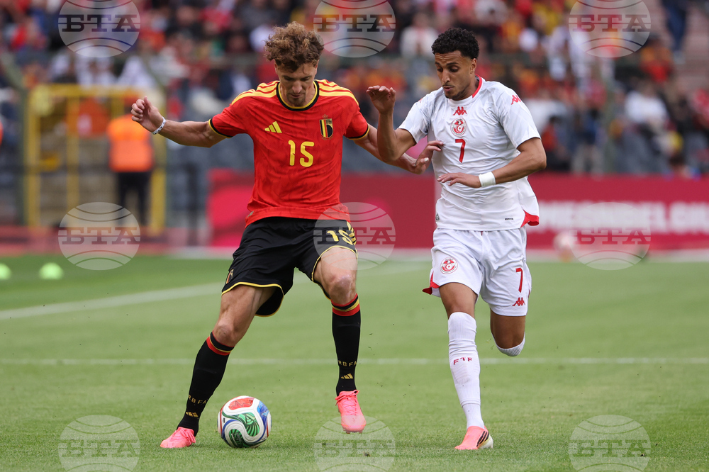 Belgium Tunisia Soccer