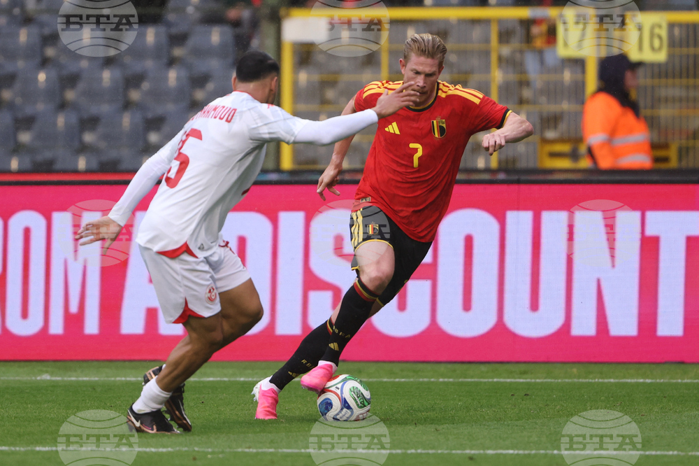 Belgium Tunisia Soccer