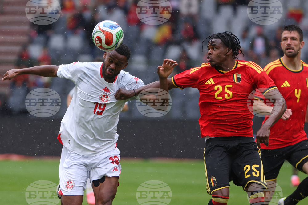 Belgium Tunisia Soccer