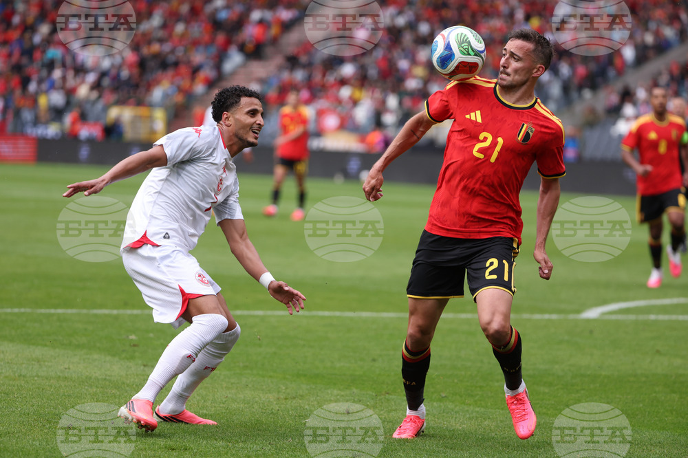 Belgium Tunisia Soccer