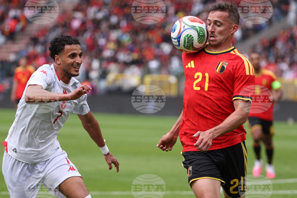 Belgium Tunisia Soccer
