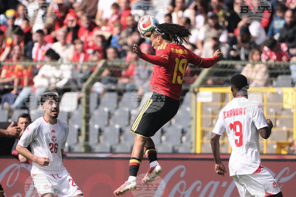Belgium Tunisia Soccer