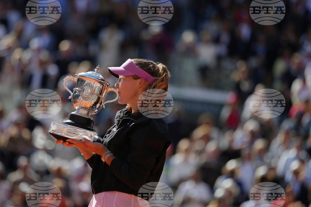 APTOPIX French Open Tennis