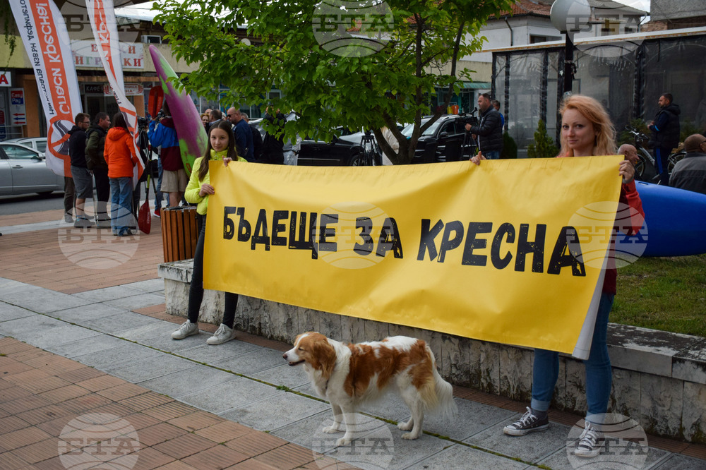Кресна - протест - магистрала