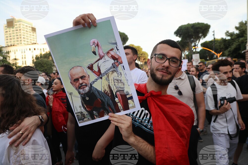 Albania Protest Kushner