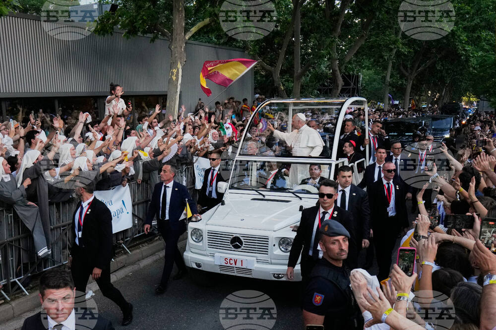 APTOPIX Spain Pope