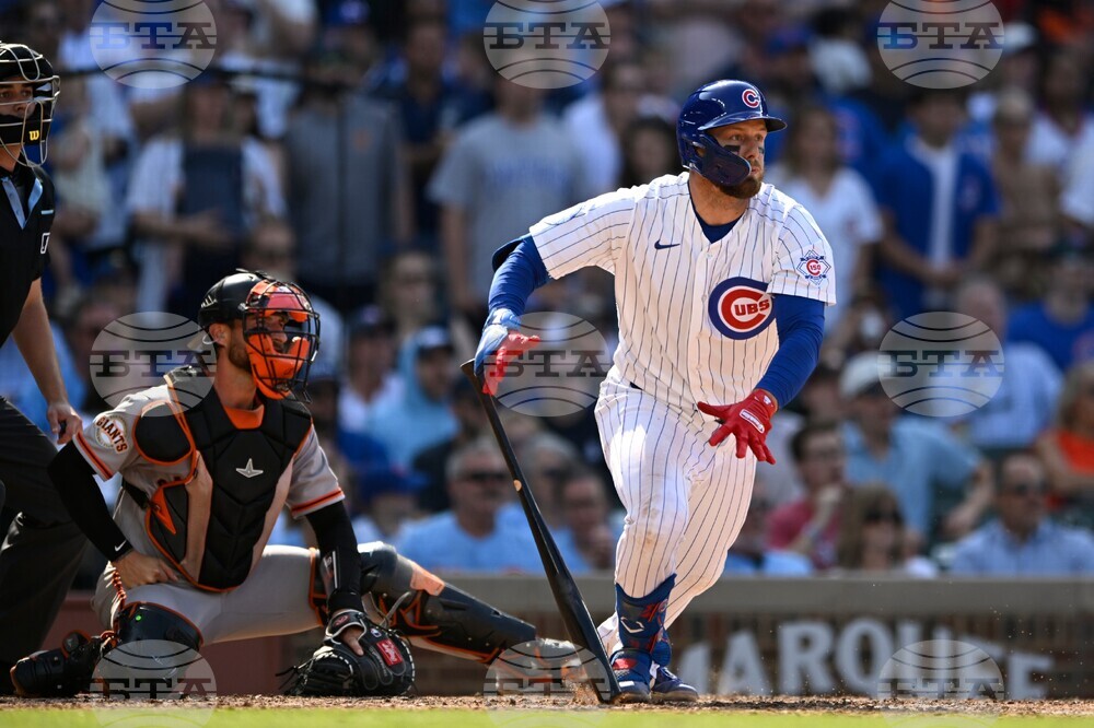 Giants Cubs Baseball