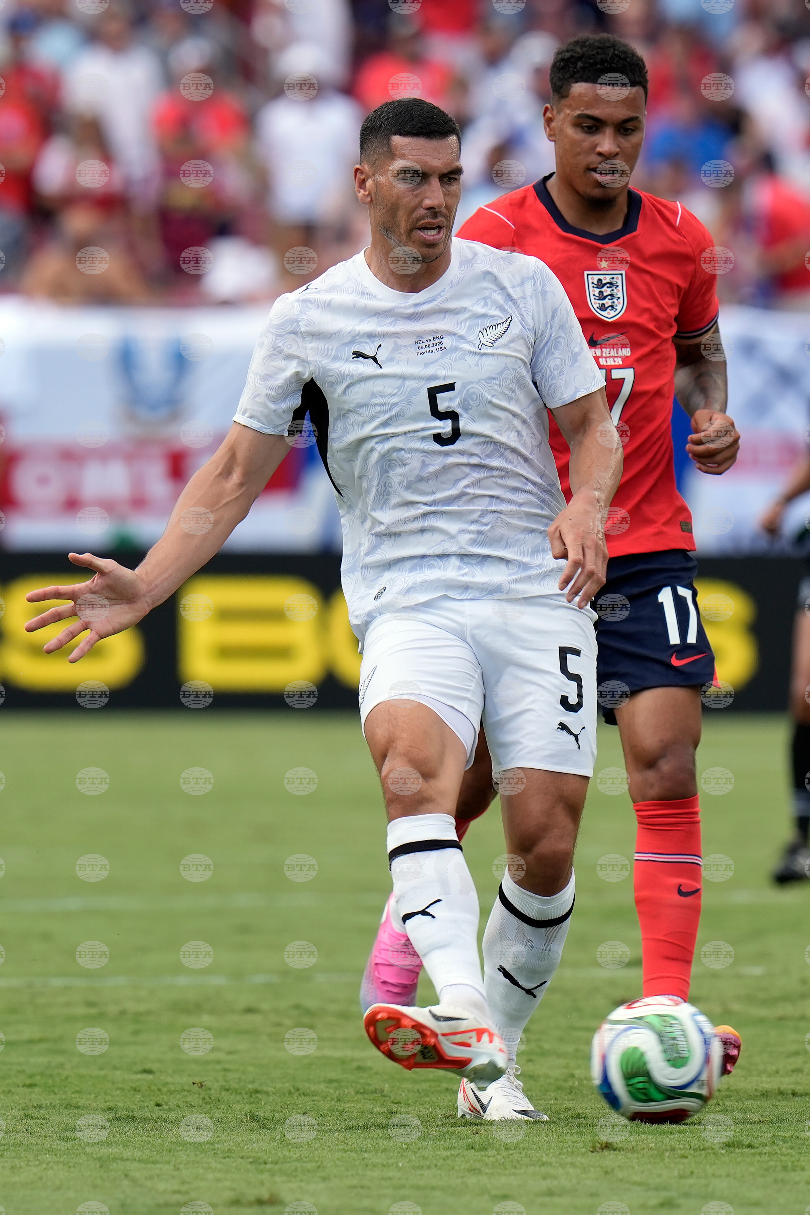 England New Zealand Soccer