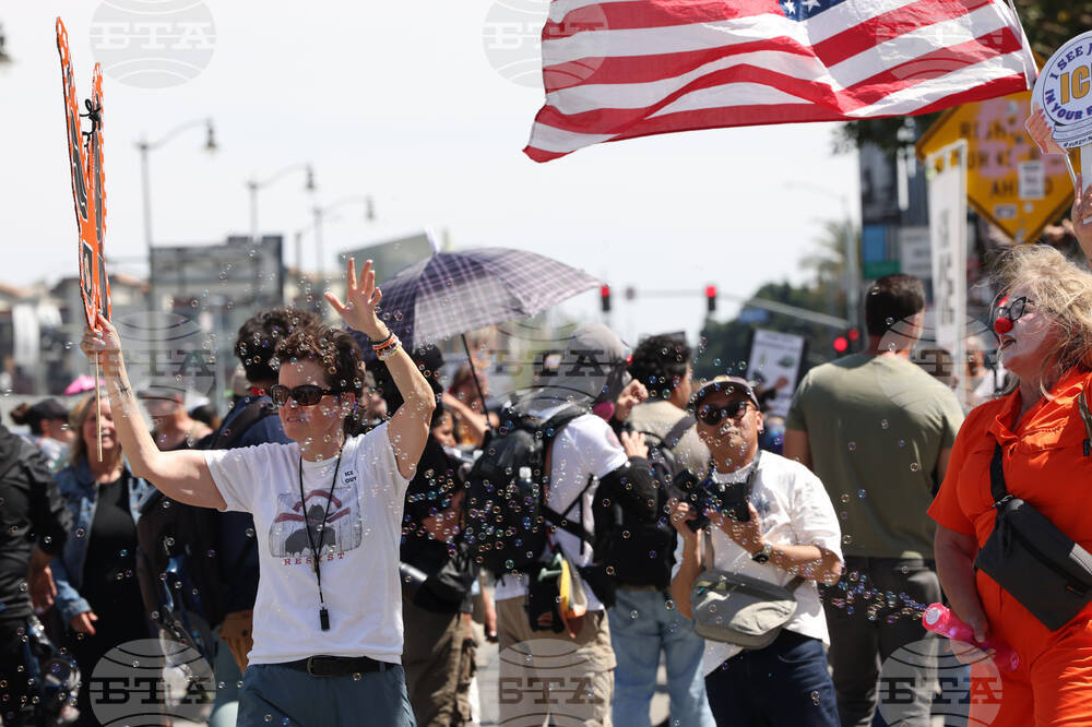 Immigration Protests Los Angeles