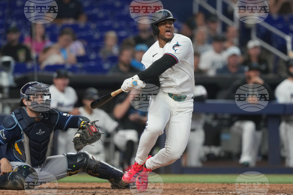 Rays Marlins Baseball