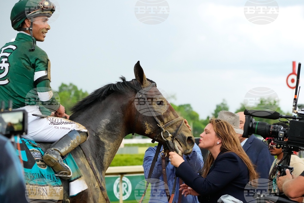 APTOPIX Belmont Stakes Horse Racing