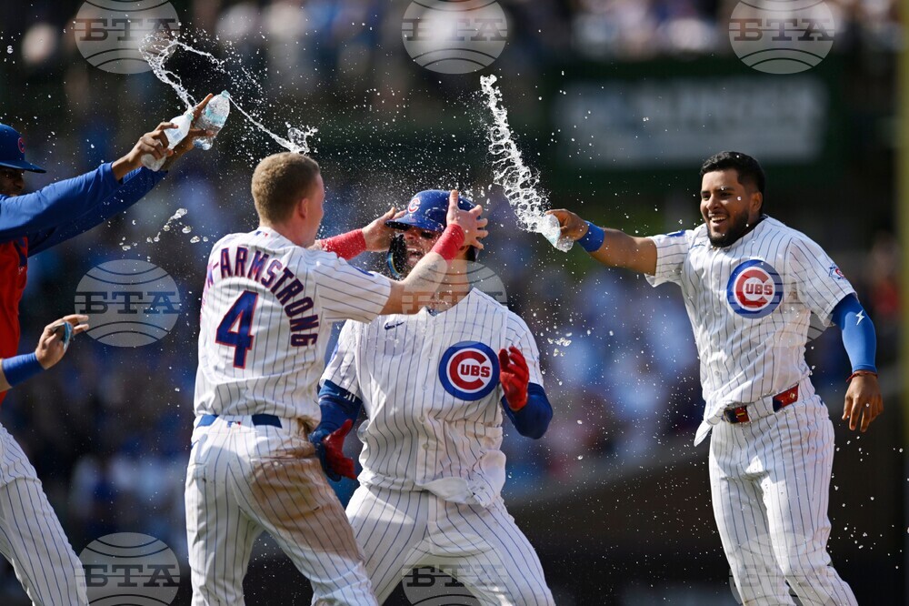 Giants Cubs Baseball