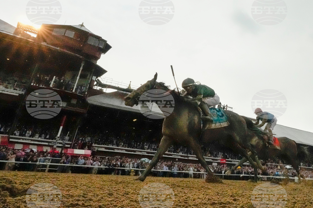 APTOPIX Belmont Stakes Horse Racing