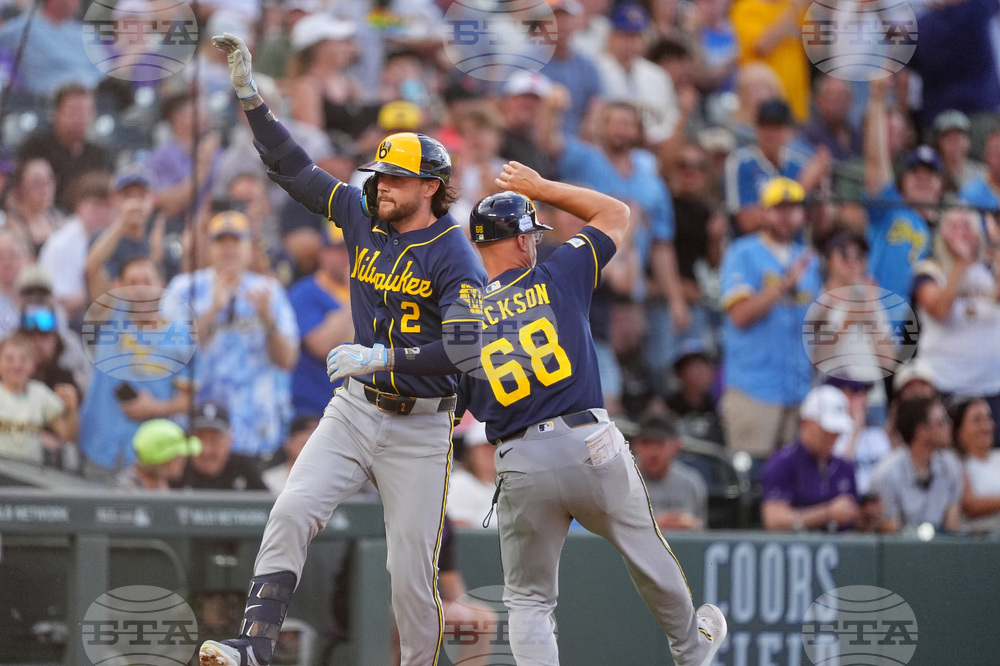 Brewers Rockies Baseball