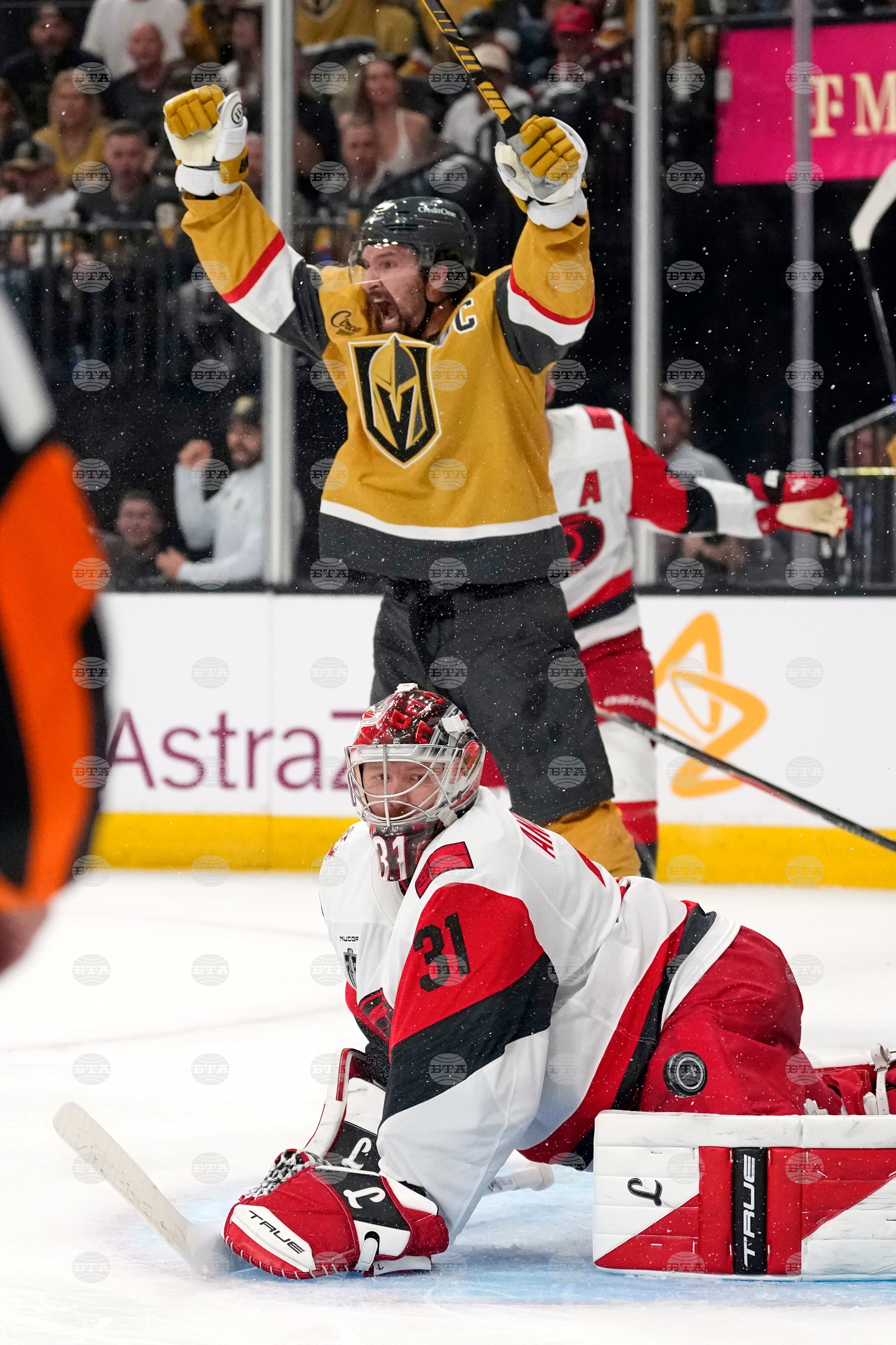 APTOPIX Stanley Cup Hurricanes Golden Knights Hockey