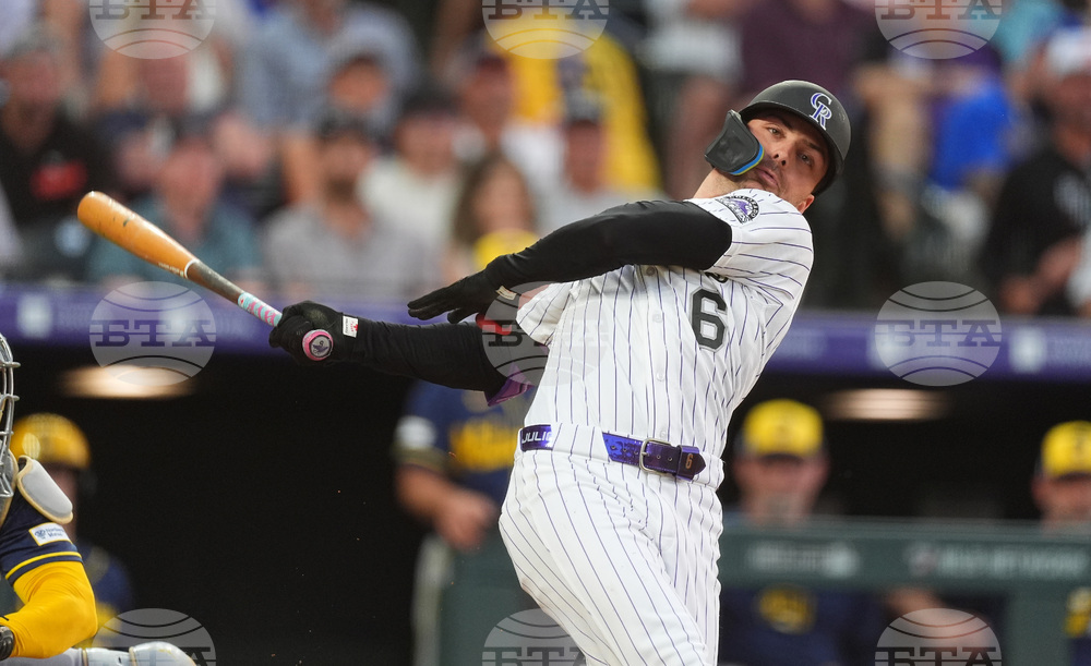 Brewers Rockies Baseball