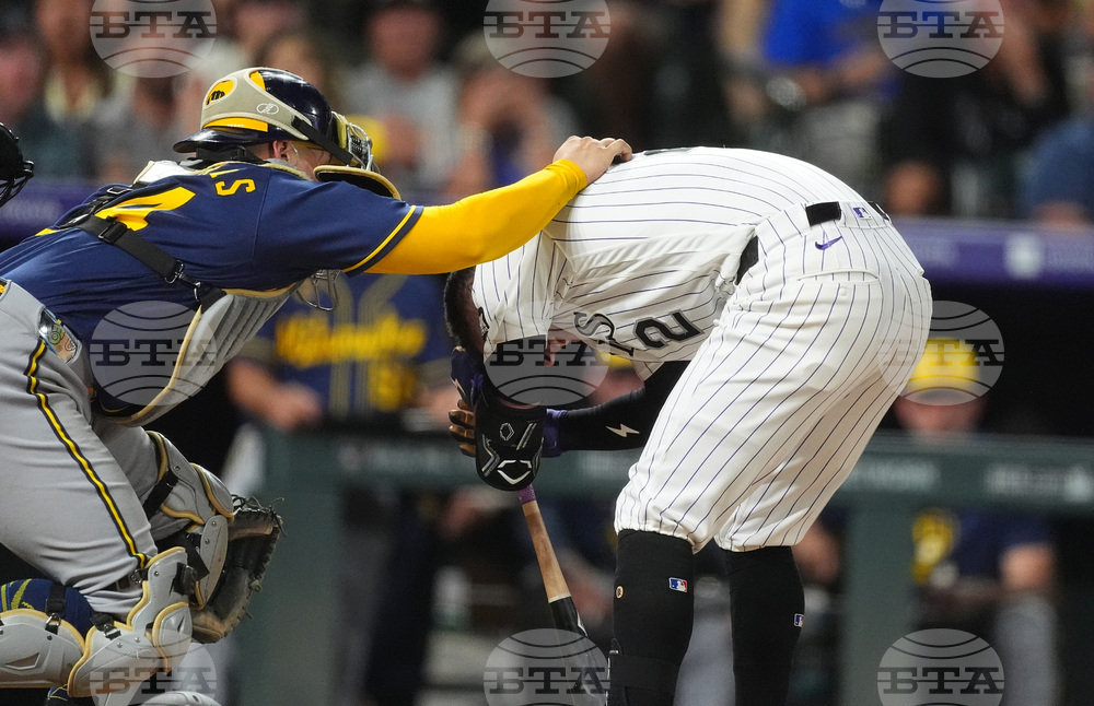 Brewers Rockies Baseball