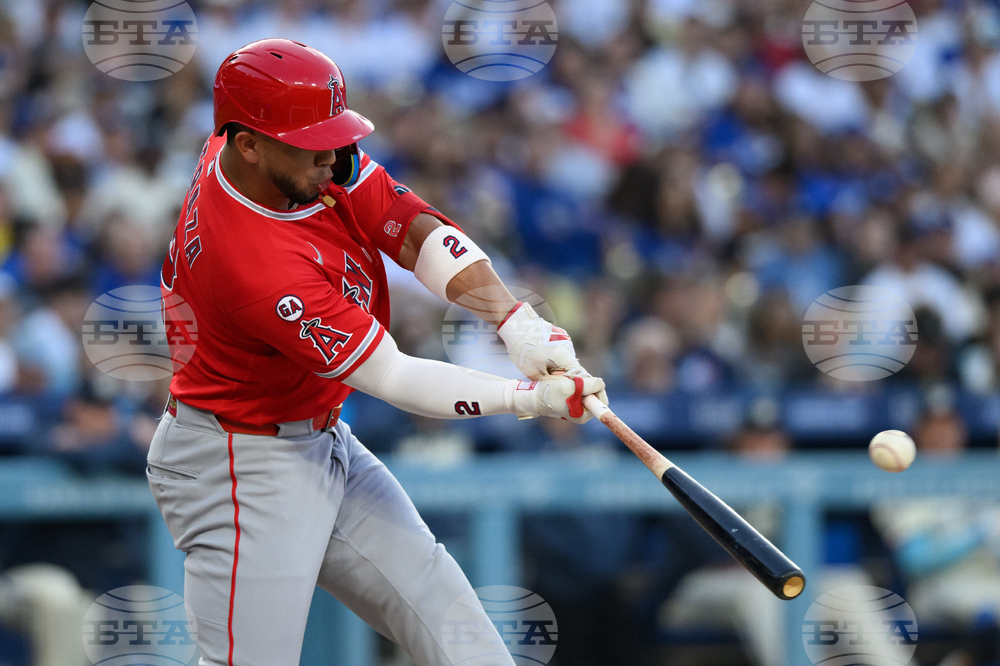 Angels Dodgers Baseball
