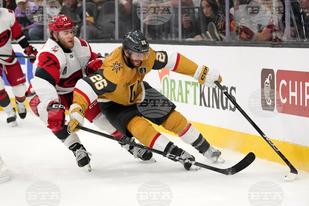 Stanley Cup Hurricanes Golden Knights Hockey